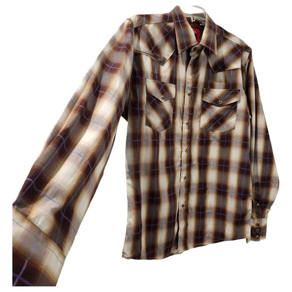 Rodeo Clothing Co Mens Multicolor Pearl‎ Snap Western Cowboy Shirt NWOT - Picture 2 of 11